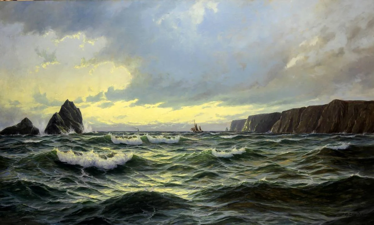 Димер Михаэль Цено (1867-1939) — «Морские скалы на рассвете»