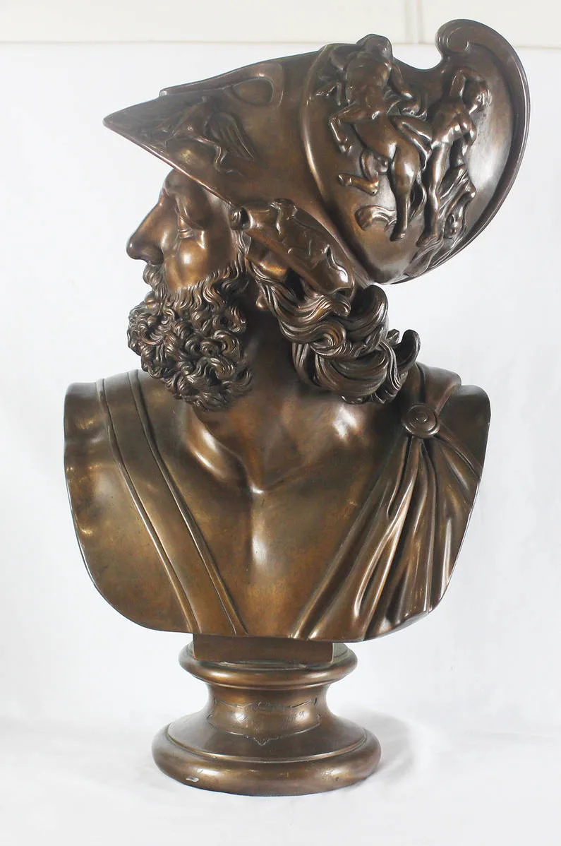Бронзовый бюст «Царь Менелай» 1897-1899гг