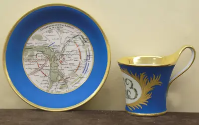 Чайная пара «Битва под Лейпцигом 16-19 октября 1813 года»