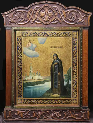 Старинная икона «Преподобная Анна Кашинская»